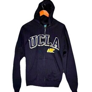 UCLA Bruins Champion Eco Fleece College Embroidered Hoodie Size S Blue